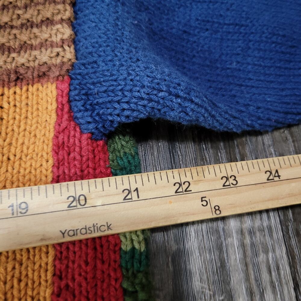 Vintage Alexandra Bartlett Eagle Eye Thanksgiving Holiday Cardigan Sweater 2X - Picture 9 of 15
